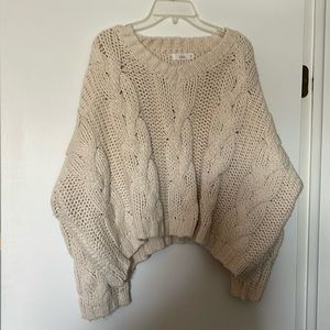 Talulah cream knit sweater